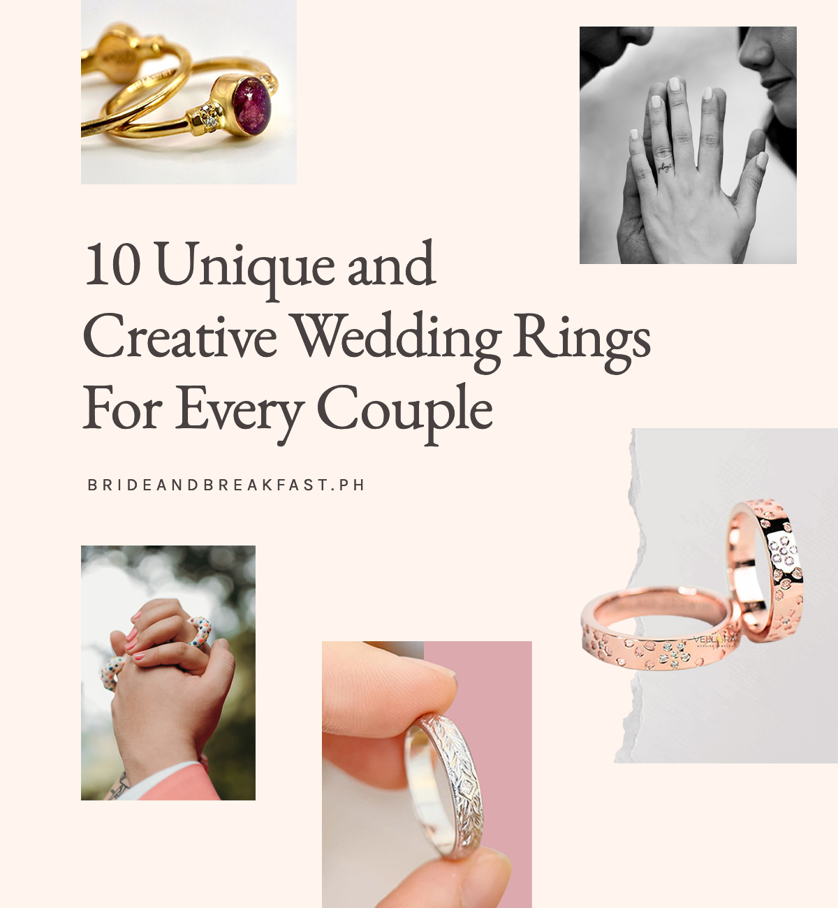 10 Unique and Creative Wedding Rings For Every Couple