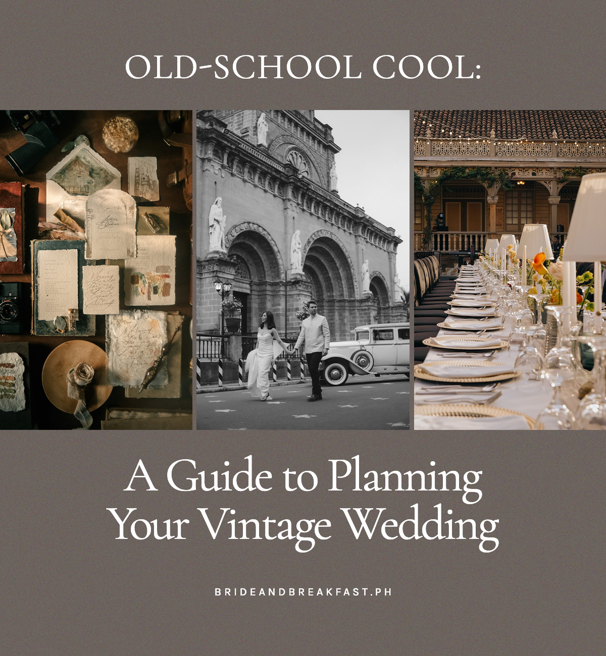 Old-School Cool: A Guide to Planning Your Vintage Wedding