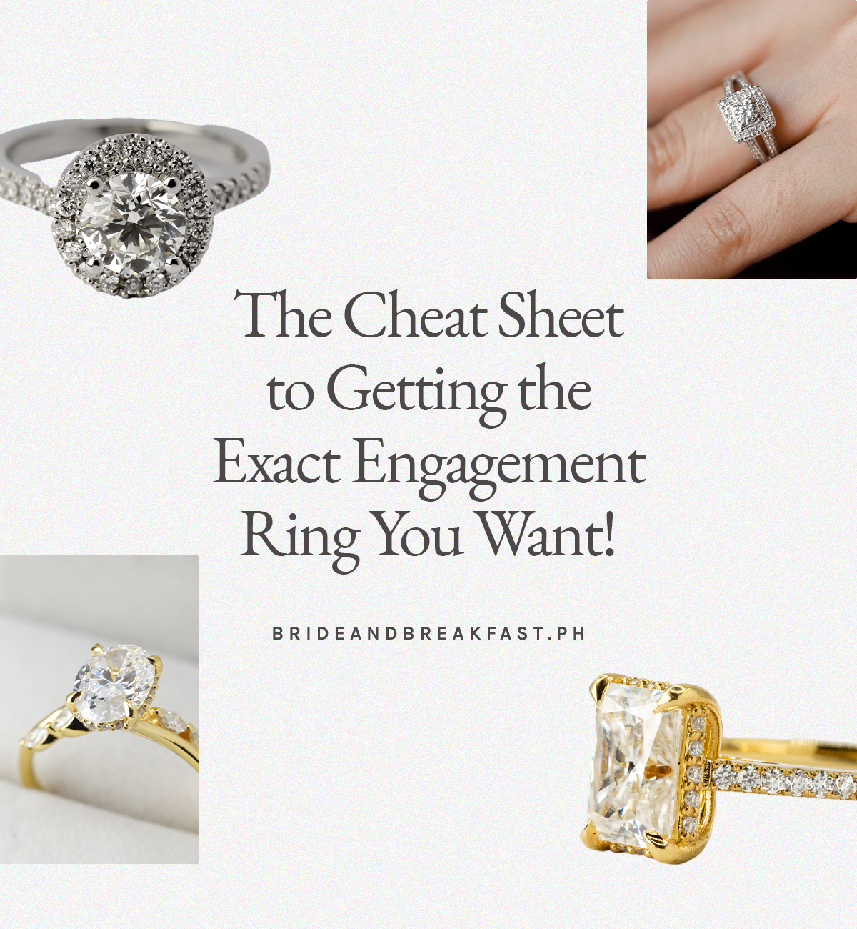 The Cheat Sheet to Getting the Exact Engagement Ring You Want!