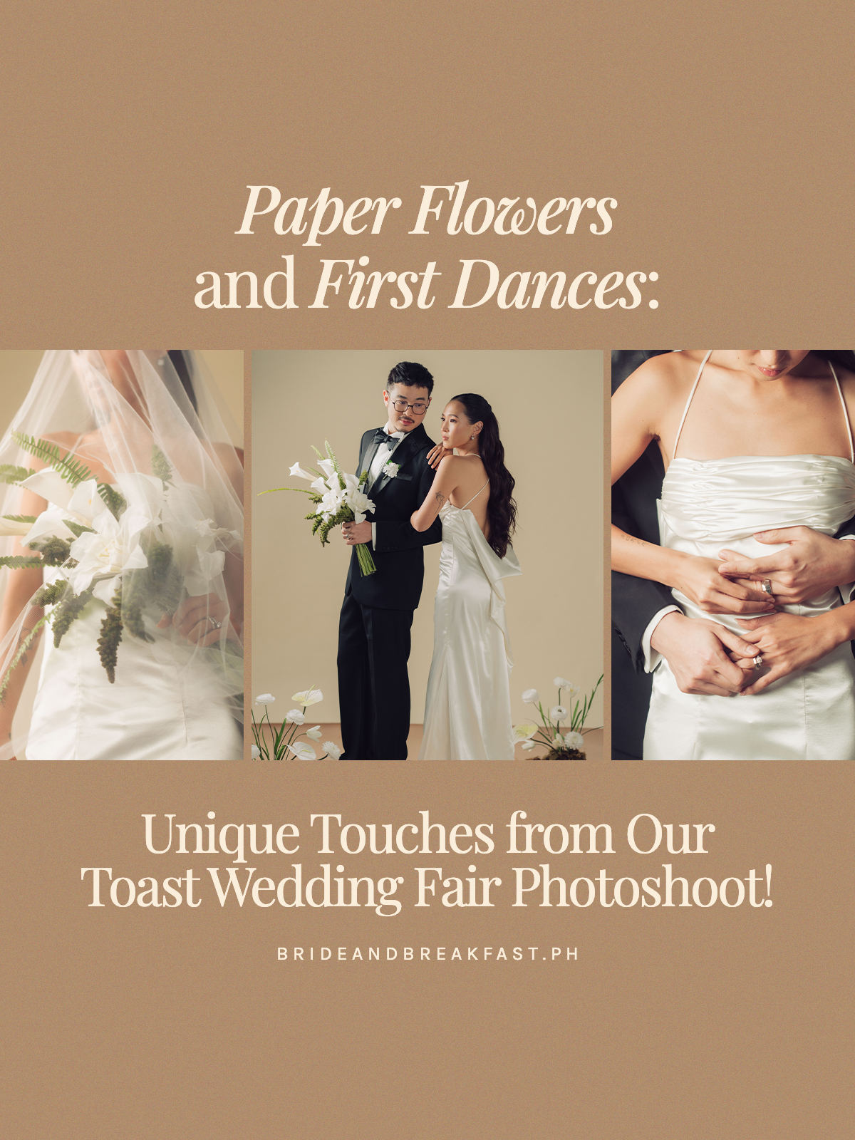 Paper Flowers and First Dances: Unique Touches from Our Toast Wedding Fair Photoshoot!