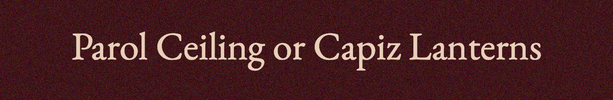 <strong>Parol Ceiling or Capiz Lanterns</strong>