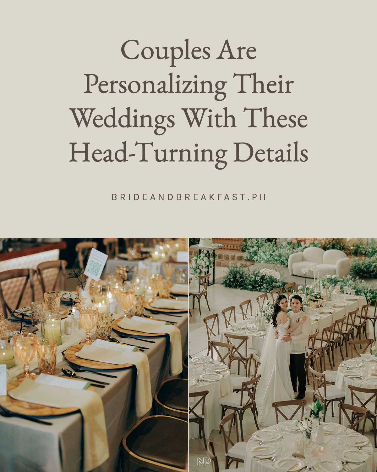 Couples Are Personalizing Their Weddings With These Head-Turning Details 