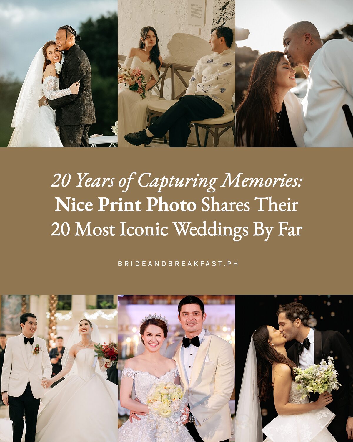 20 Years of Capturing Memories: Nice Print Photo Shares Their 20 Most Iconic Weddings By Far