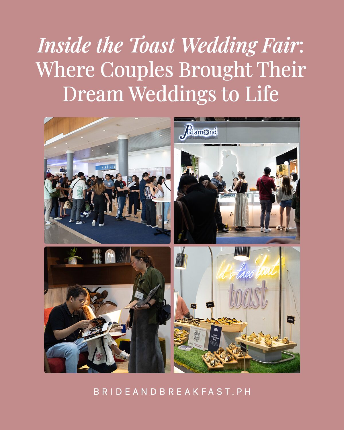 Inside the Toast Wedding Fair: Where Couples Brought Their Dream Weddings to Life 